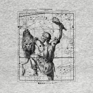 Orion Constellation Map - Aesthetic, Astronomy, Space T-Shirt